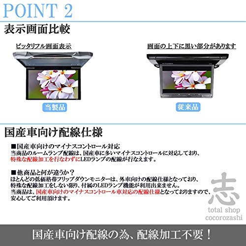Amazon.co.jp: VXM-135VFN 対応 11.6インチ フリップダウンモニター